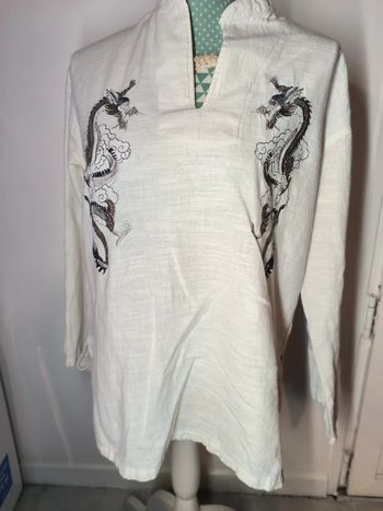 Chemise blanc cassé