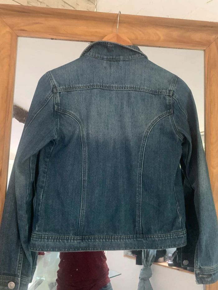Veste B n K en jean taille 36 coupe droite - photo numéro 5