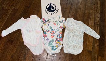 lot body petit bateau 3 mois