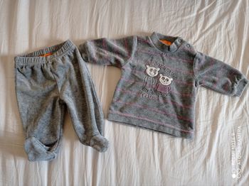 Pyjama hiver bébé fille, taille Naissance 0 mois