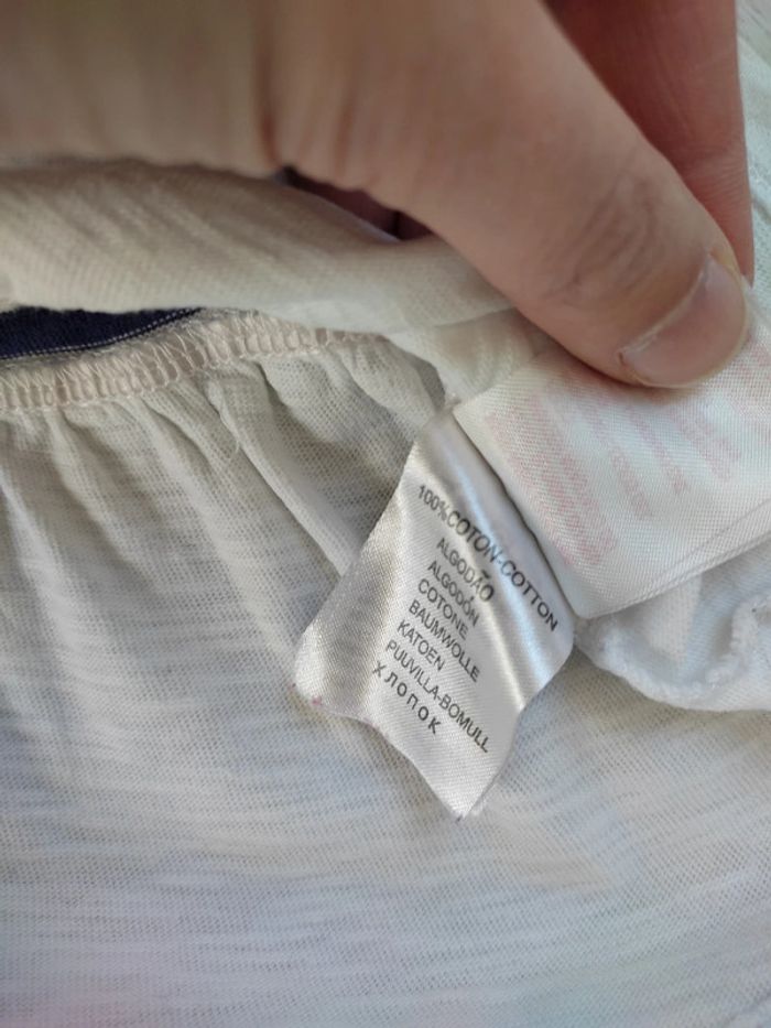 Robe blanche rayée Vertbaudet 2 ans - photo numéro 5
