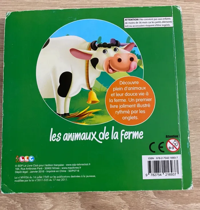 Livre les animaux de la ferme - photo numéro 3