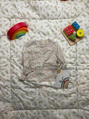 blouse manches longues fleurie  6 mois bouchara