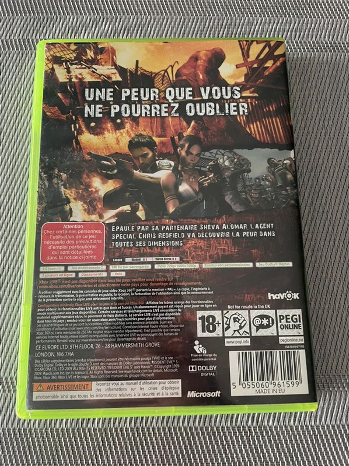 Resident Evil 5 Jeu Xbox 360 FR - photo numéro 3