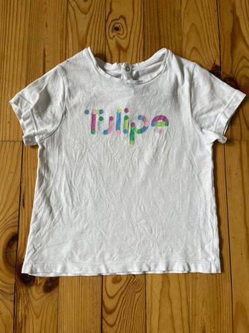 Tee-shirt blanc Jacadi 4 ans