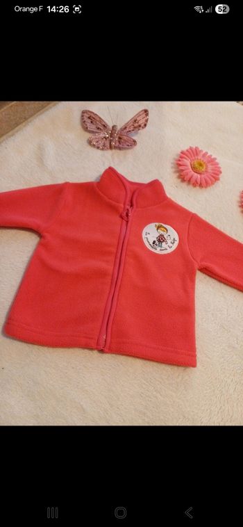 Polaire bébé taille 3 mois