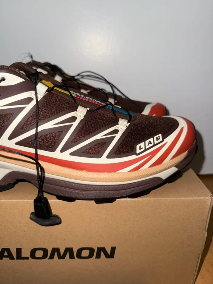 Salomon XT-6 Marron, Beige Rosted Clay / Burnt Ochre / Almond milk - photo numéro 14