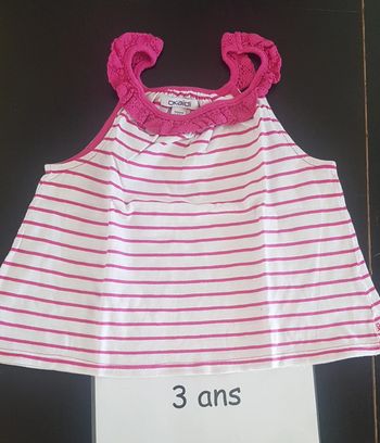 Débardeur okaidi 3 ans