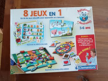 8 jeux en 1 Clementoni 3-6 ans
