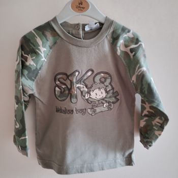 2 ans tee-shirt kaki