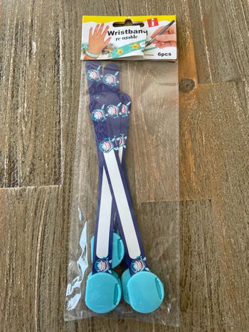 6 bracelets d’identification réutilisables