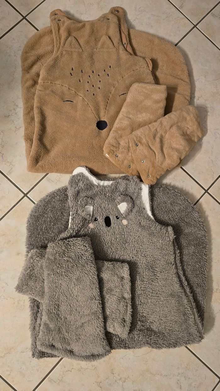 (fermeture de mon compte tres prochainement): 🥰 lot deux Gigoteuses chaudes 18/36mois 🥰😍