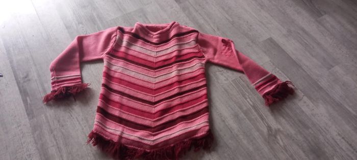 Pull avec frange