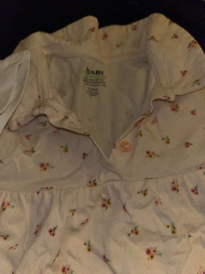 Ensemble Bodie et robe 12 mois jacadi - photo numéro 3