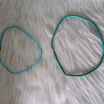 2 collier ras du cou vintage