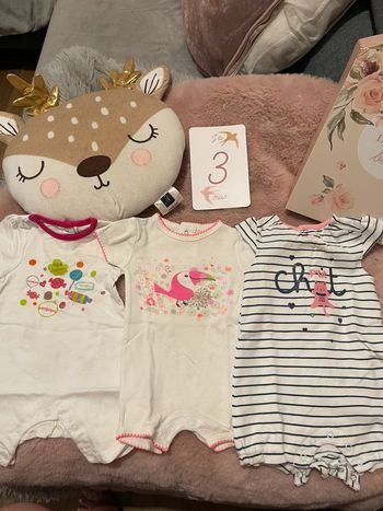 Lot de 3 combi short 3 mois