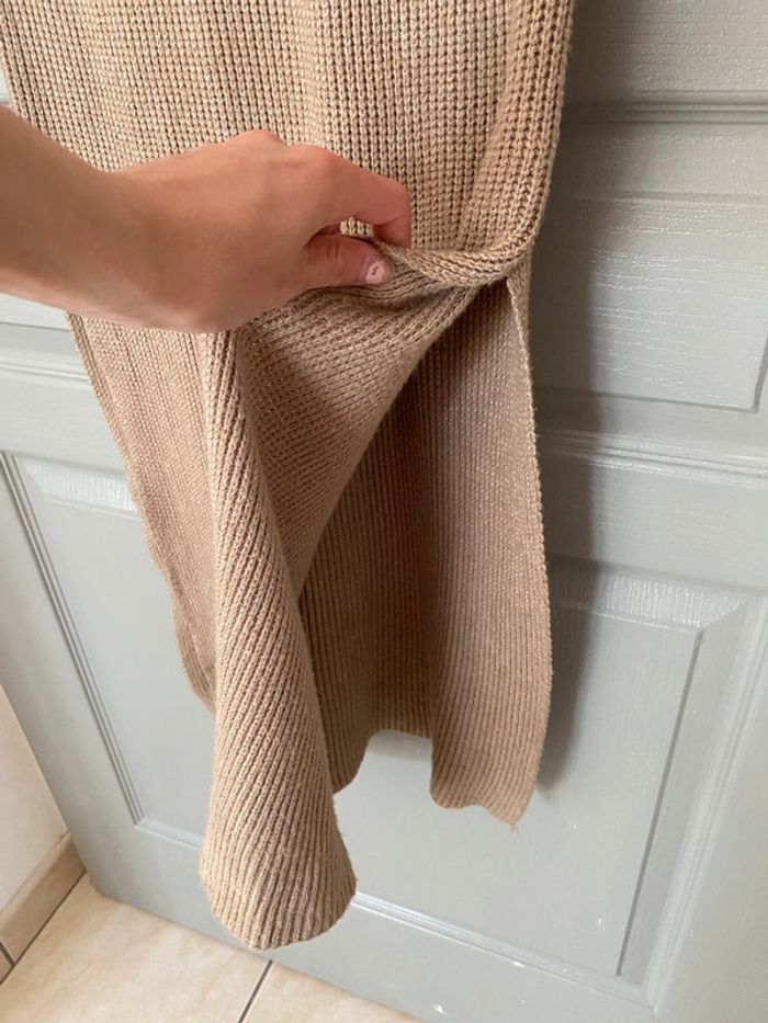 robe pull taille unique femme taupe - photo numéro 4