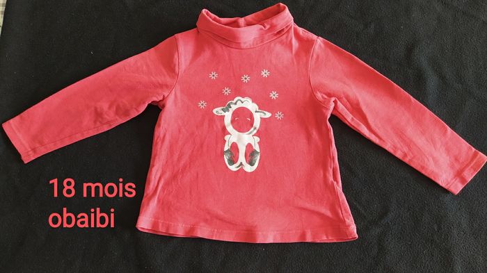 T -shirt manches longues 18 mois obaibi
