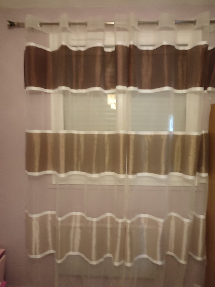 Rideaux voilage 2 panneaux - photo numéro 10