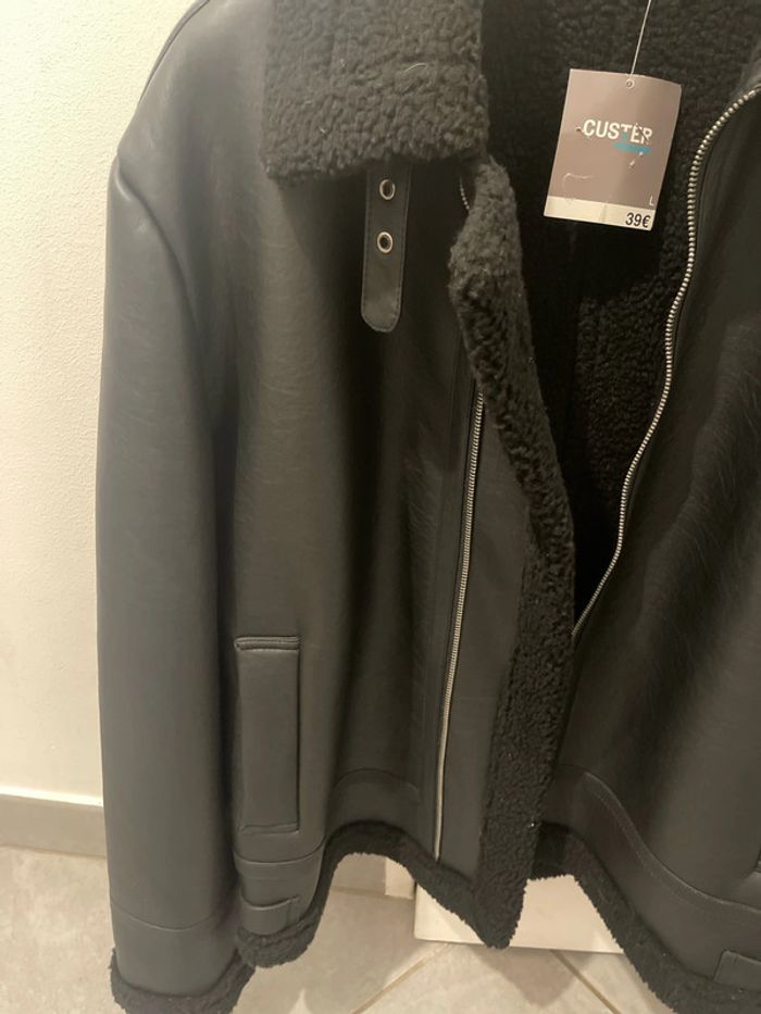 Veste homme imitation cuir taille L - photo numéro 3
