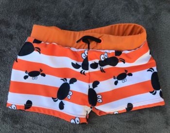 Slip de bain crabe