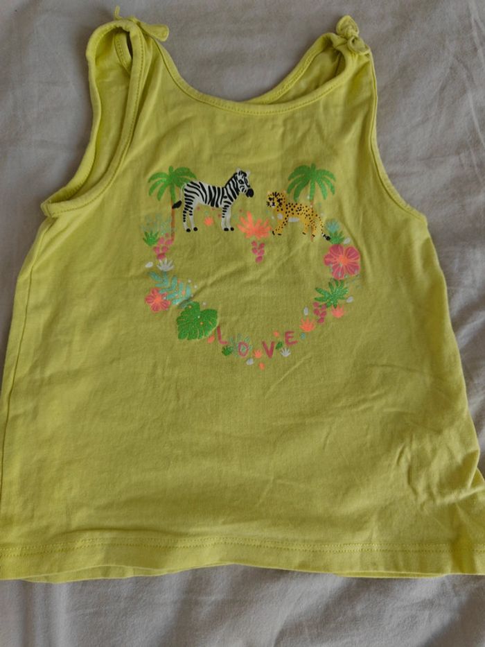 Lot 10 tee shirt manches courtes 18 mois - photo numéro 4