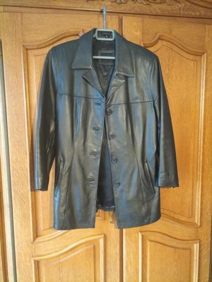 Veste en cuir véritable Taille L