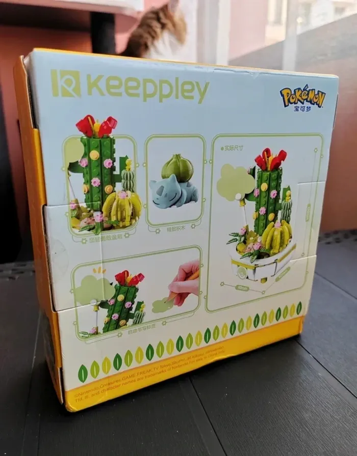 Figurine de construction, bloc (Mega - Lego) Pokémon, Bulbizarre (Bulbasaur) - photo numéro 4