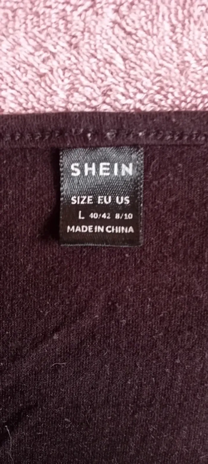 Joli Tee-shirt manches longues shein taille L en très bon état - photo numéro 4
