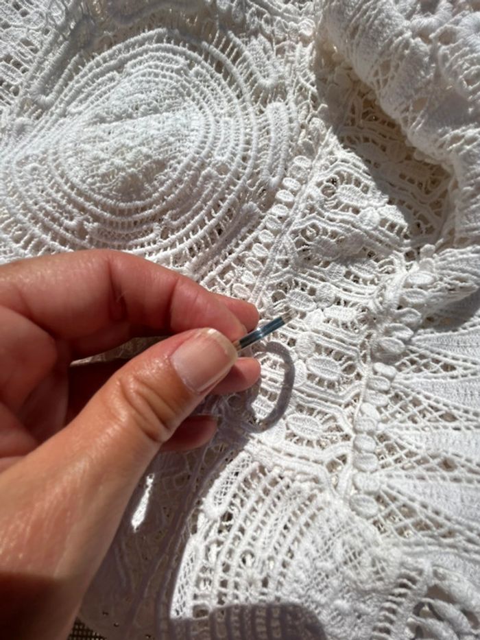 Anneau de Porte clef en argent clip blue - photo numéro 4