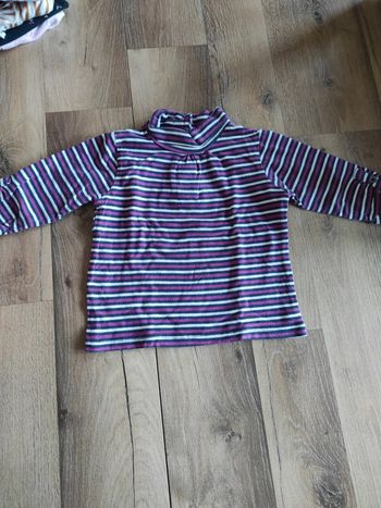 Tee-shirt ML 12 mois col roulé Gémo