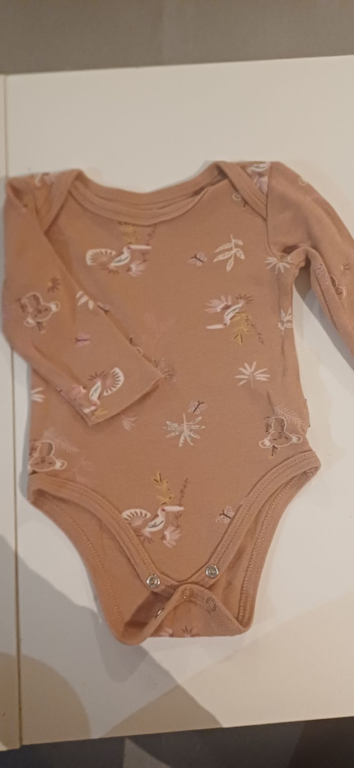 Lot de 2 bodoes fille petit béguin 3mois - photo numéro 3