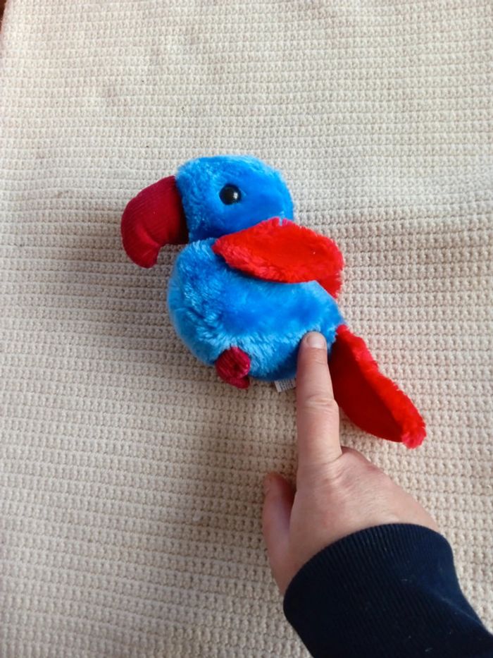 Peluche perroquet