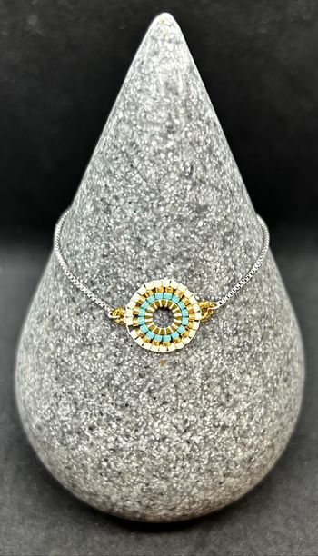 Bracelet réglable avec perles