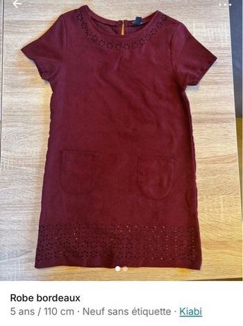 Robe bordeaux 