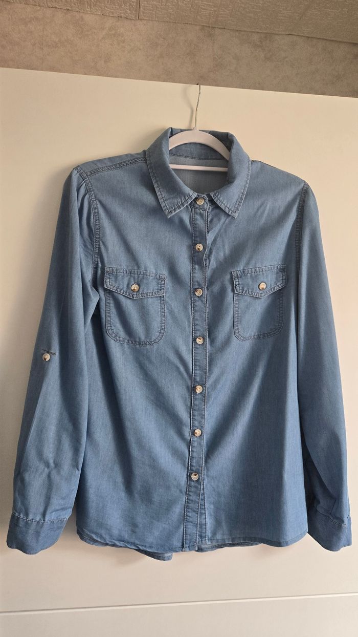 Chemise femme en jeans