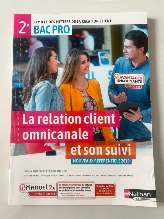La relation client omnicanale et son suivi- famille des métiers de la relation client - 2e bac pro