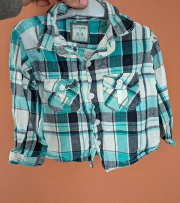 Chemise à carreaux