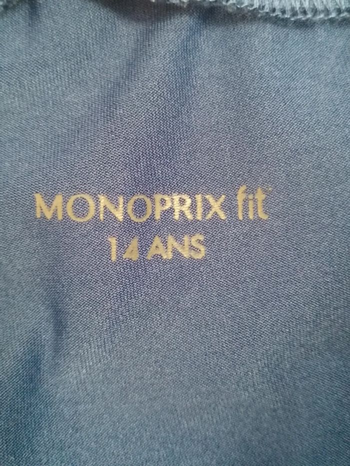 Short fit bleu 14ans Monoprix - photo numéro 3