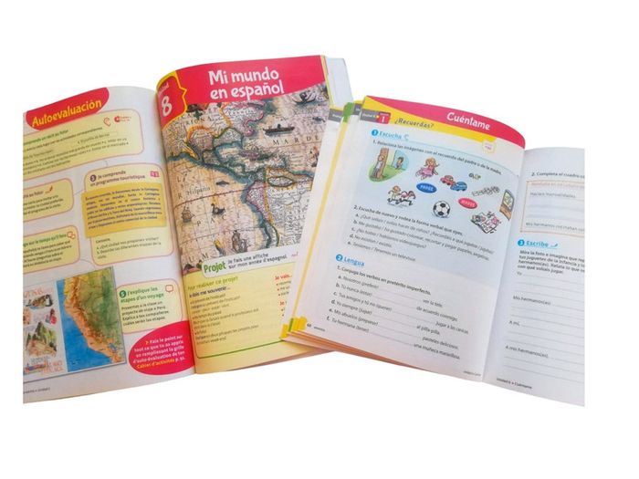 Lot de manuel scolaire et cahier espagnol - photo numéro 3