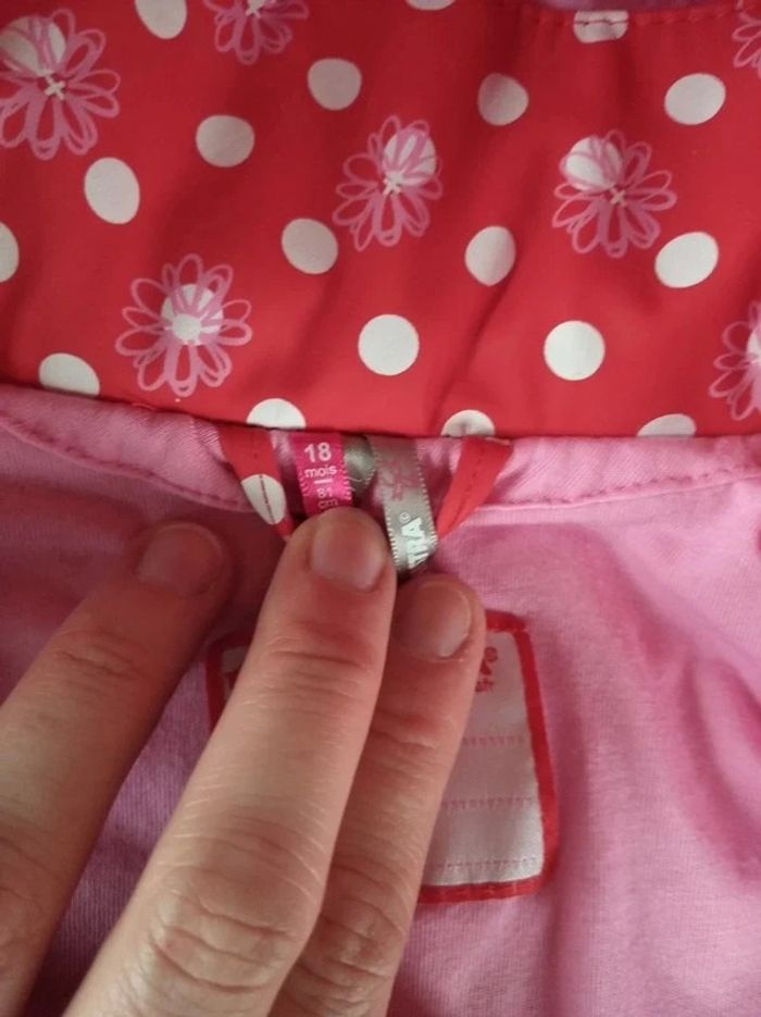 Manteau blouson imperméable avec capuche Fille 18 mois Orchestra - photo numéro 10