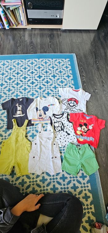 Lot vêtements garçon 6mois été Disney