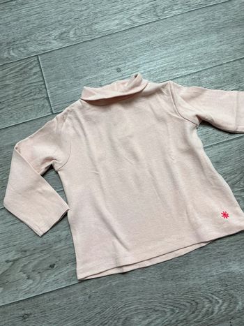Sous pull Zara 6 mois rose pastel