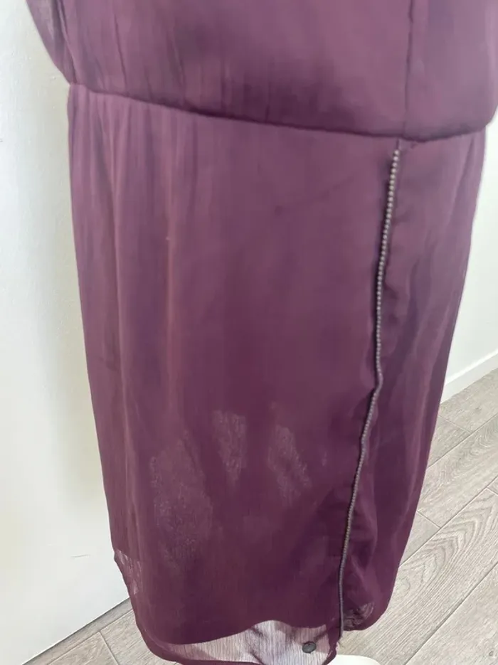 Robe prune Bonobo taille S Voilage - photo numéro 6