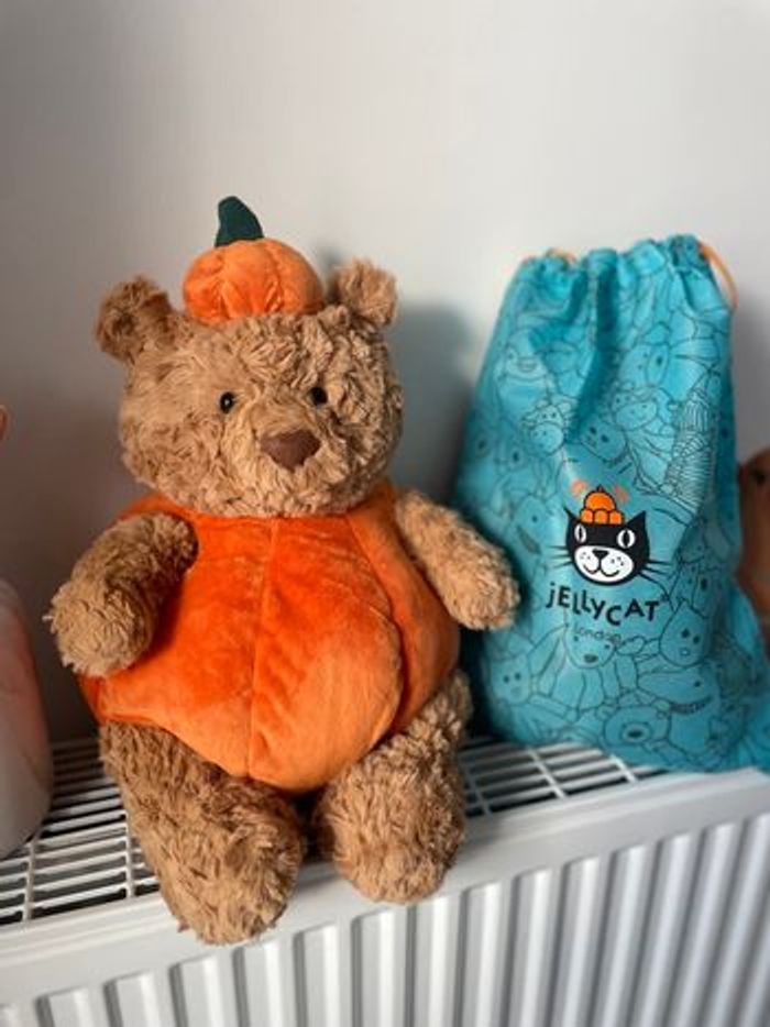 Peluche jellycat Ours Bartholomew Citrouilles 🎃 - photo numéro 10