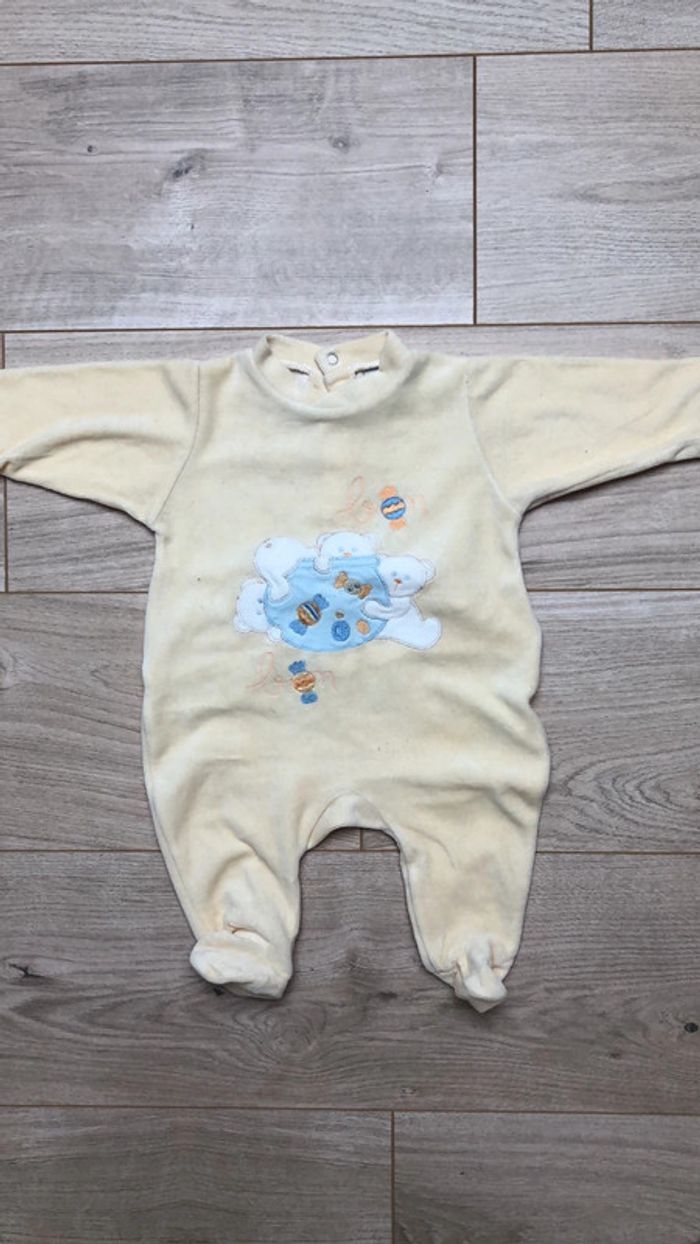 Pyjama bébé jaune taille 3M