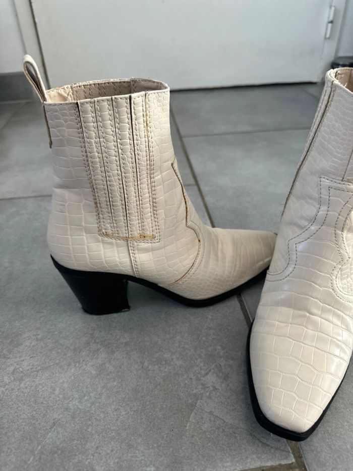 Bottine blanche - photo numéro 3