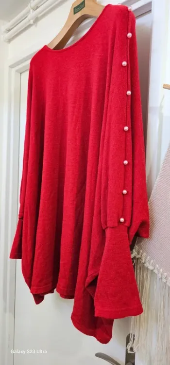 Pull Chauve-souris Long Évasé Taille L/XL