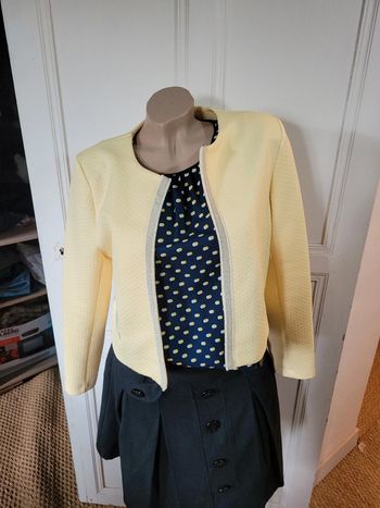 Blazer taille 36/38, jaune camaïeu