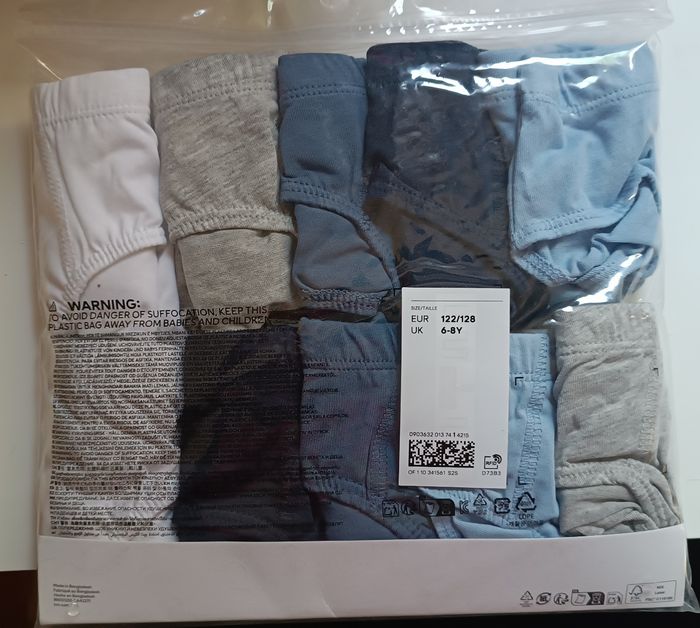 Lot de 10 slips h&m neufs - photo numéro 2